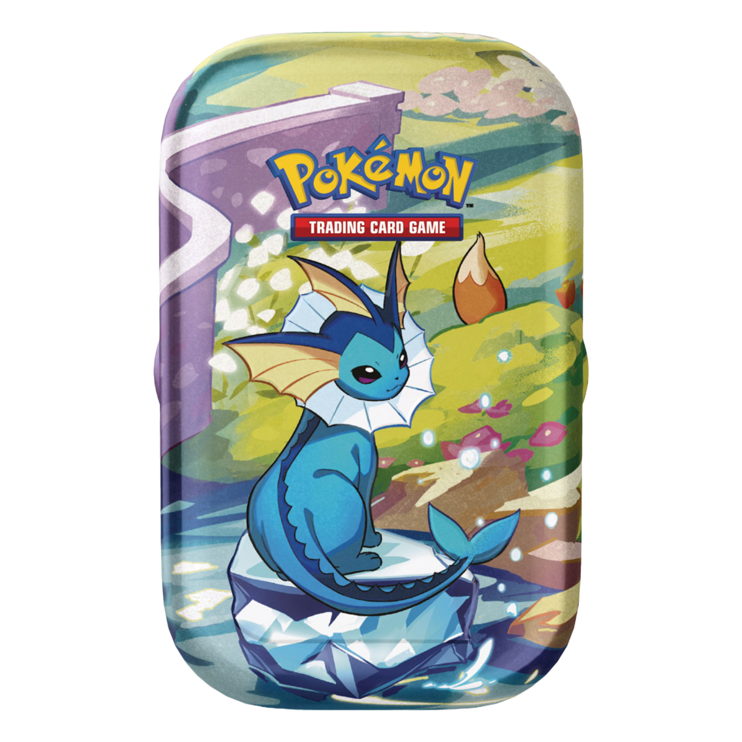 Scarlatto e Violetto Evoluzioni Prismatiche PRE Mini Tin da Collezione Vaporeon (IT)