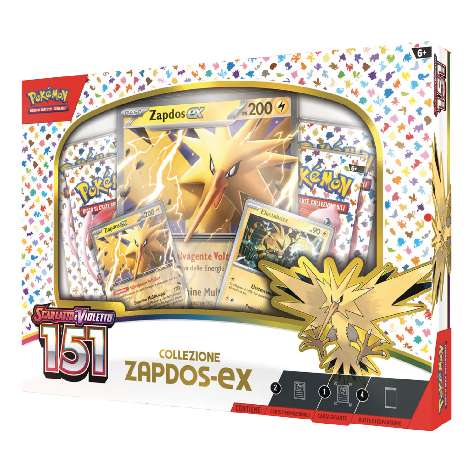 Scarlatto e Violetto 151 MEW Collezione Zapdos ex (IT)