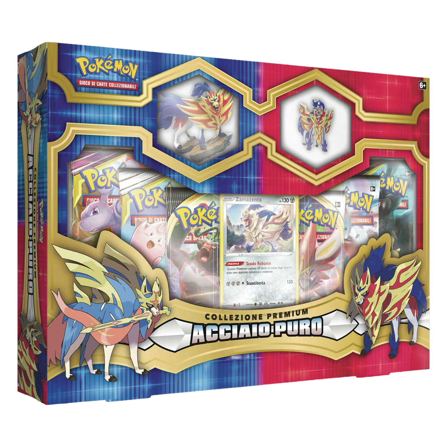 Spada e Scudo Collezione Premium Acciaio Puro Zamazenta (IT)