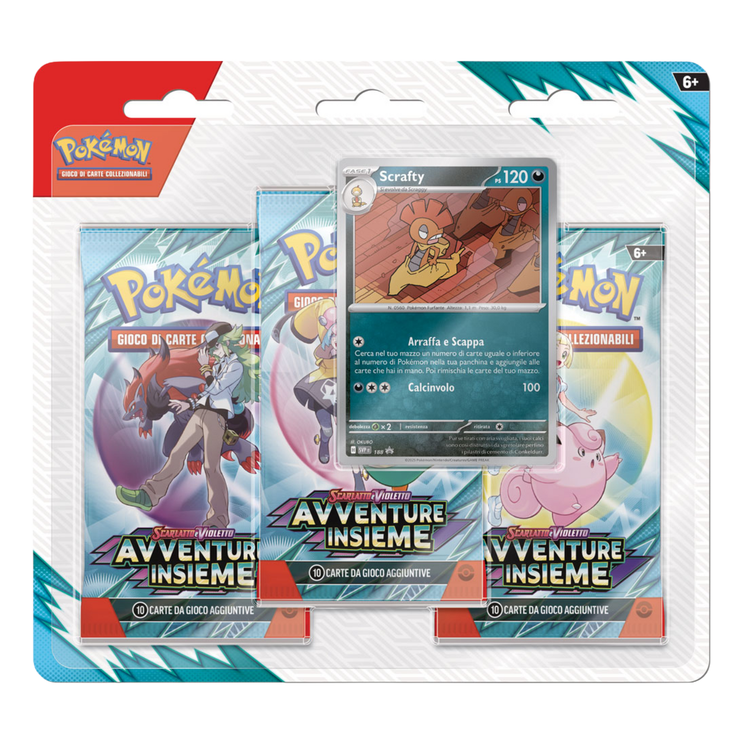 Scarlatto e Violetto Avventure Insieme JTG Scrafty Blister 3 Buste (IT)