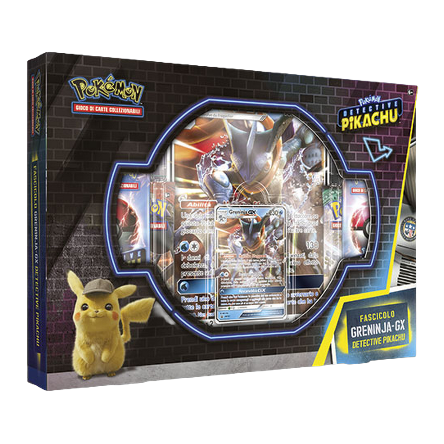 Sole e Luna Detective Pikachu DET Collezione Fascicolo Greninja GX (IT)