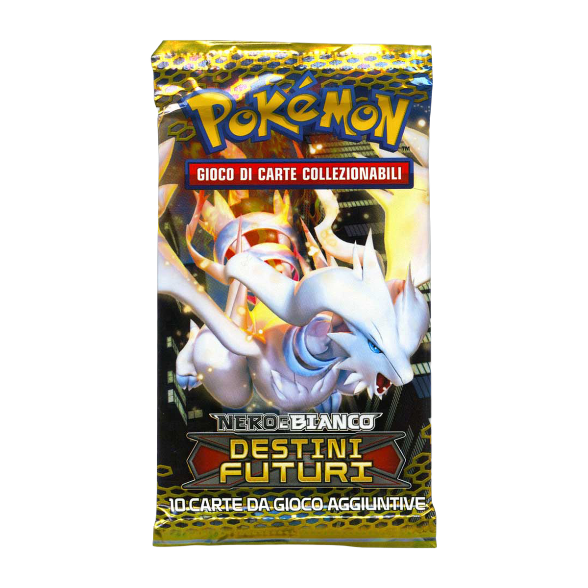 Nero e Bianco Destini Futuri NXD Artwork Reshiram Busta 10 Carte (IT)