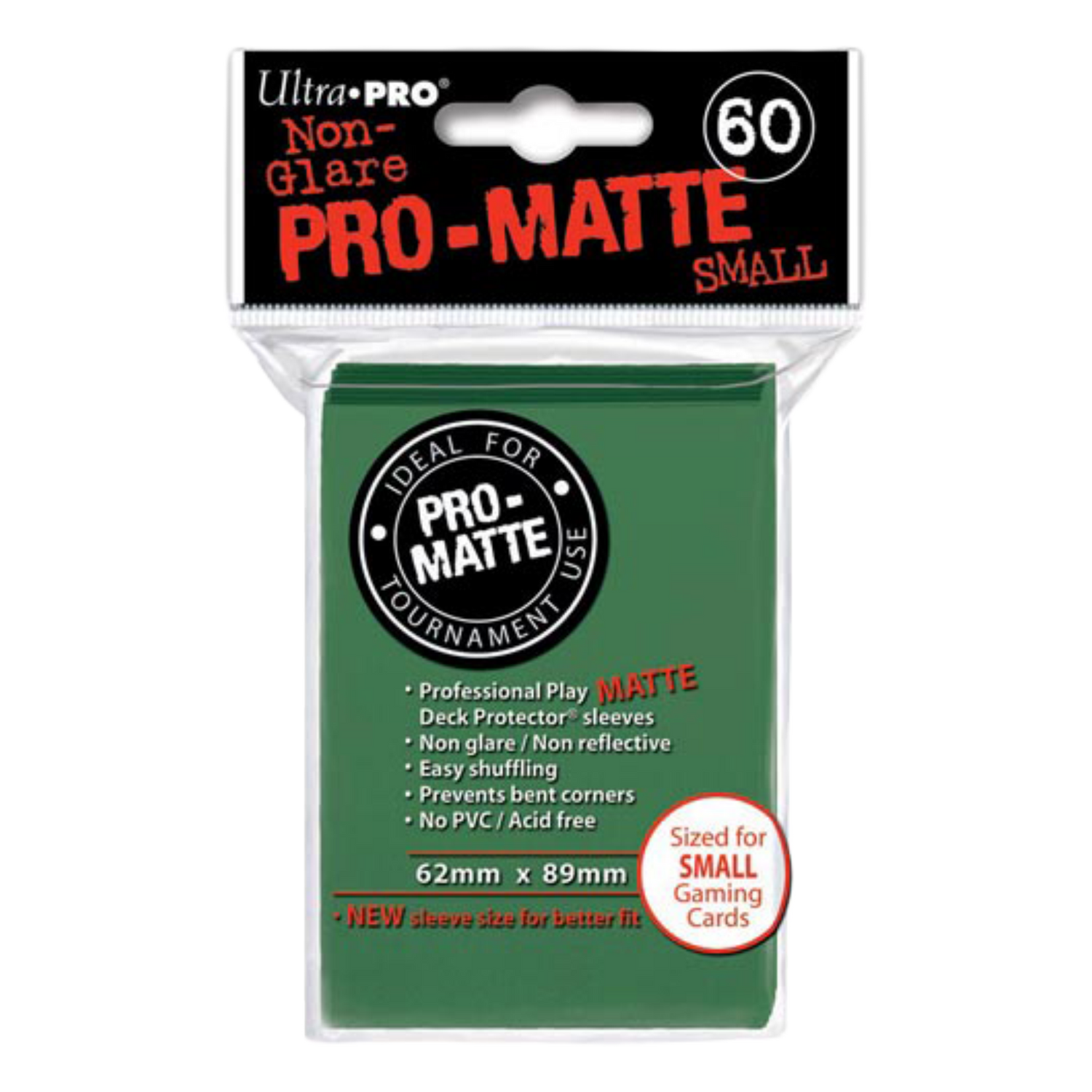 60 Proteggi Carte Mini Pro-Matte Non-Glare Green (EN)