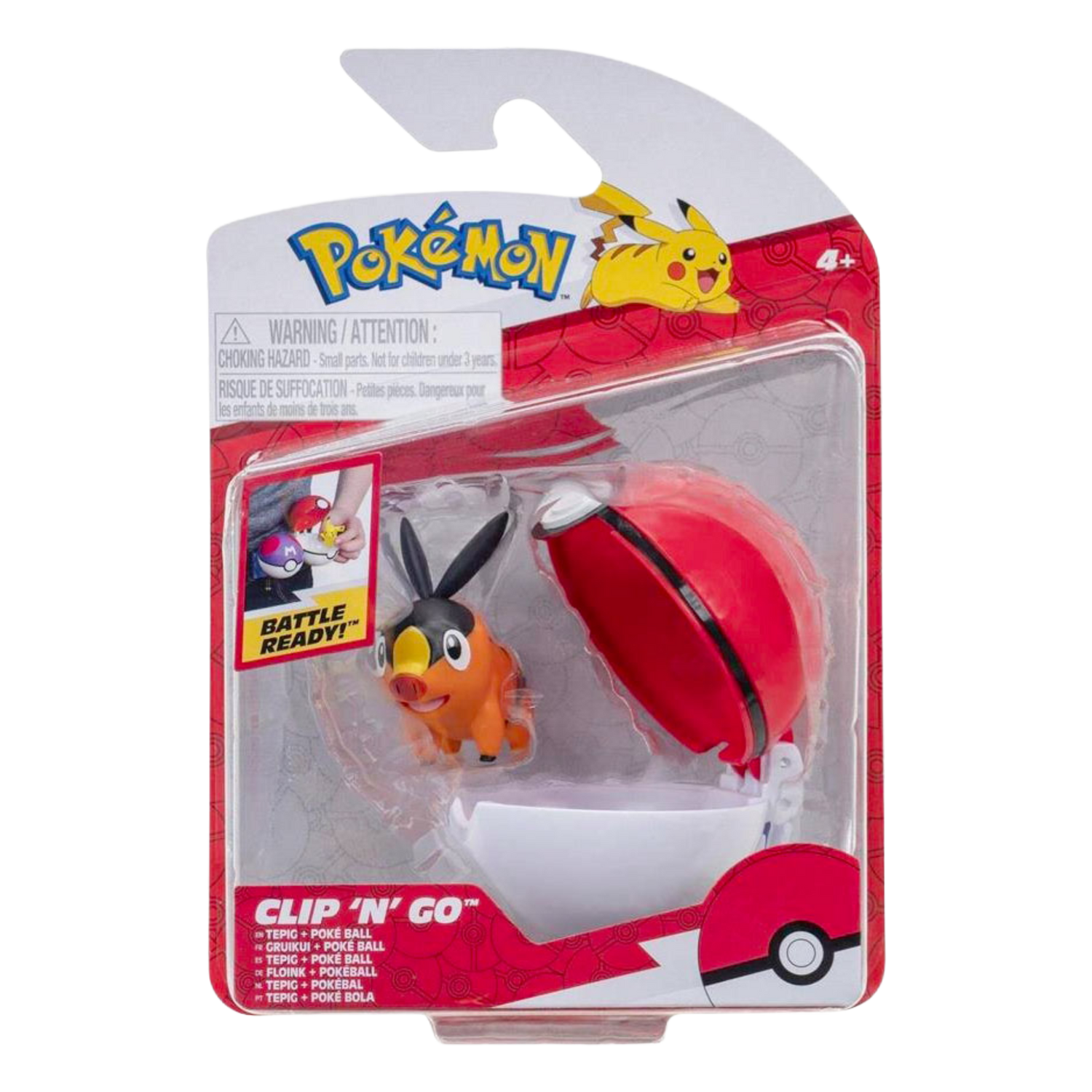 Clip 'N' Go Tepig + Poke Ball (IT)