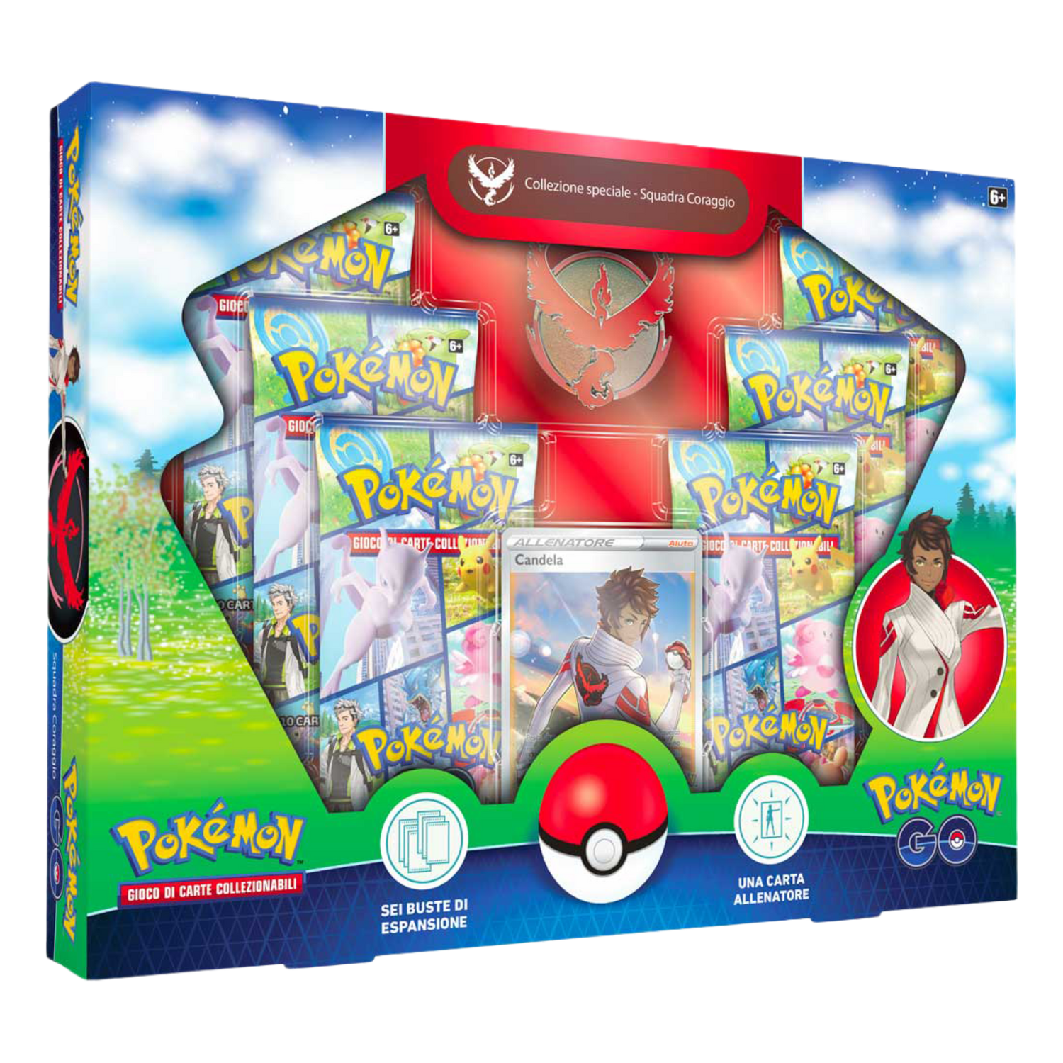 Spada e Scudo Pokemon GO PGO Collezione Speciale Squadra Coraggio (IT)