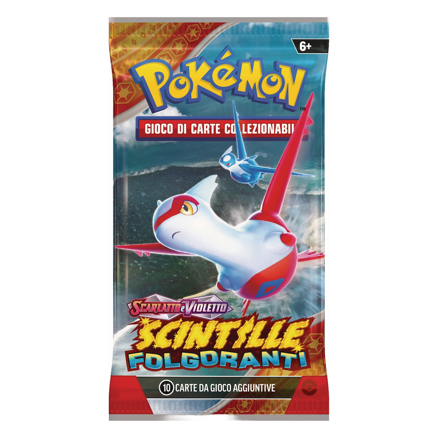 Scarlatto e Violetto Scintille Folgoranti SSP Artwork Latias e Latios Busta 10 Carte (IT)