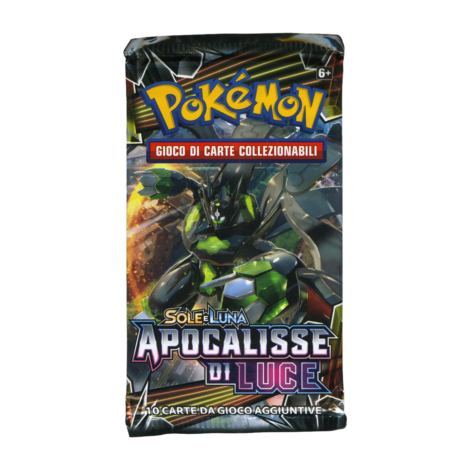 Sole e Luna Apocalisse di Luce FLI Artwork Zygarde Busta 10 Carte (IT)