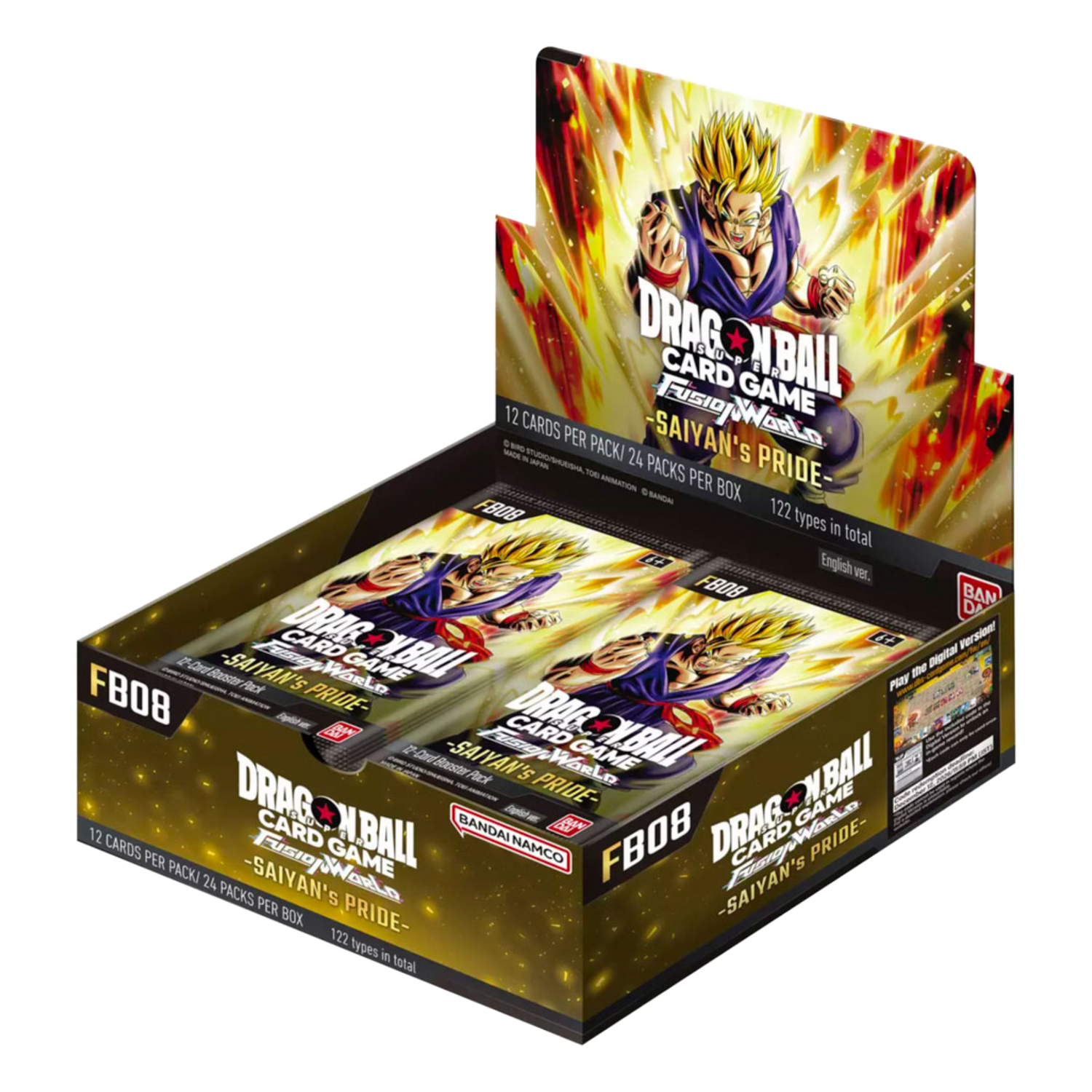 Saiyan's Pride FB08 Display 24 Buste (EN)