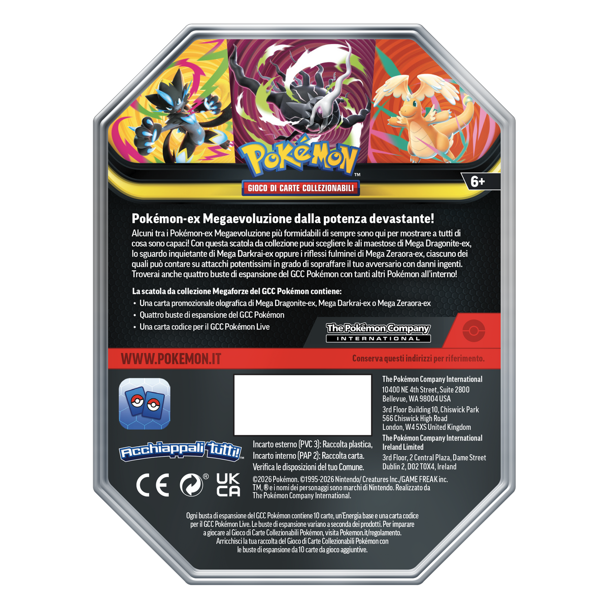 Tin da Collezione Megaforze Mega Darkrai ex (IT)
