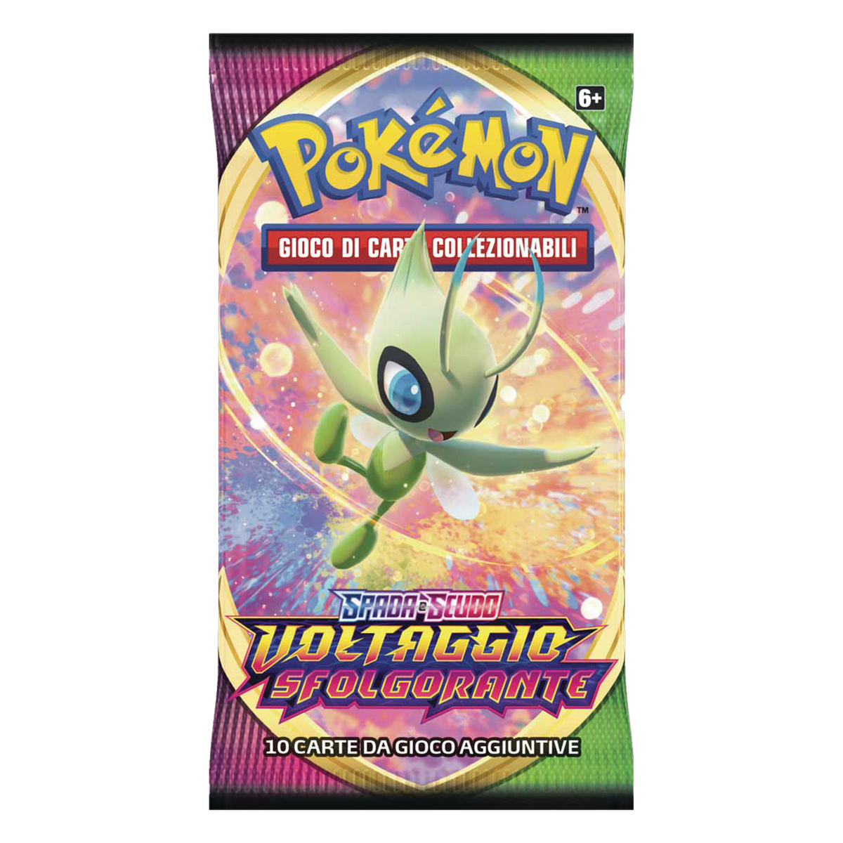 Spada e Scudo Voltaggio Sfolgorante VIV Artwork Celebi Busta 10 Carte (IT)