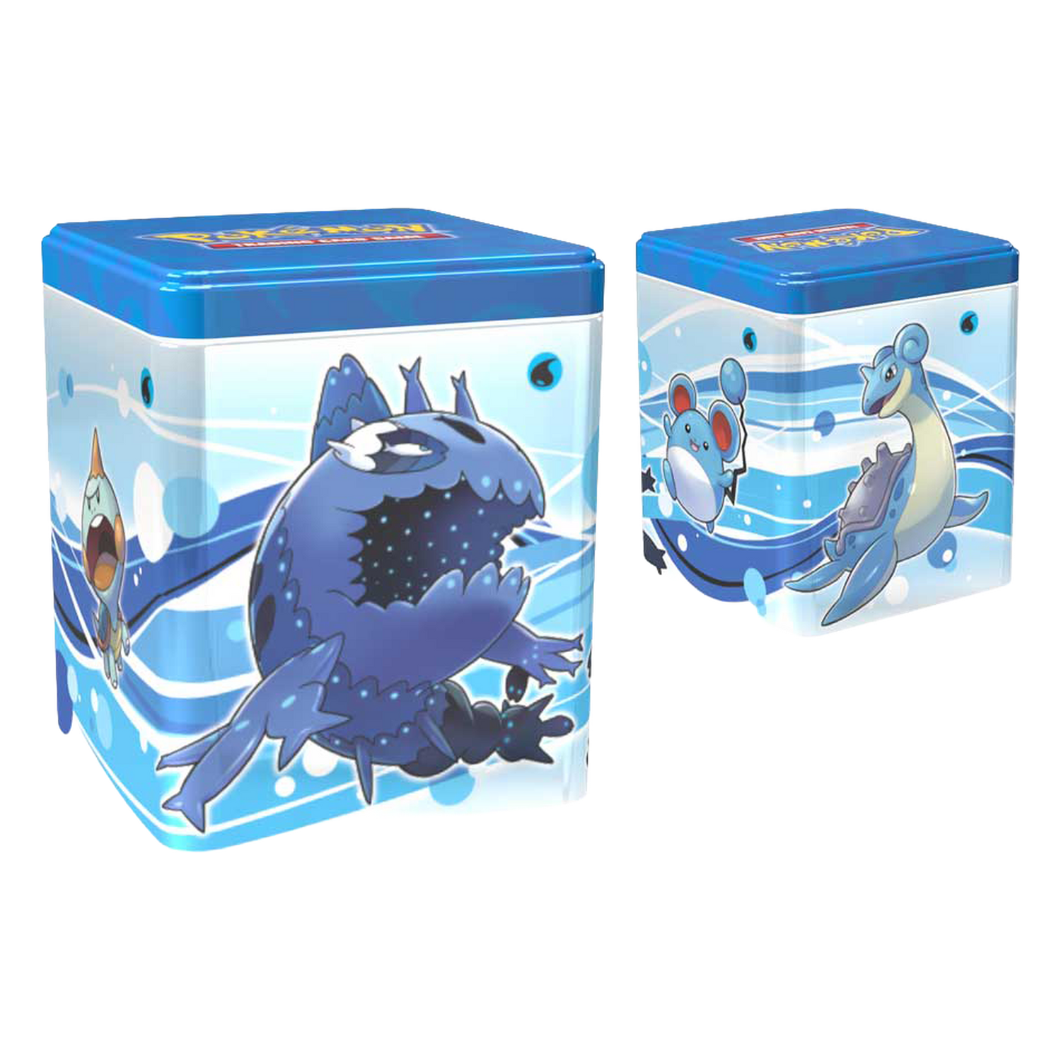 Stacking Tin Tipo Acqua (Wishiwashi, Chewtle, Lapras, e Marill) (IT)