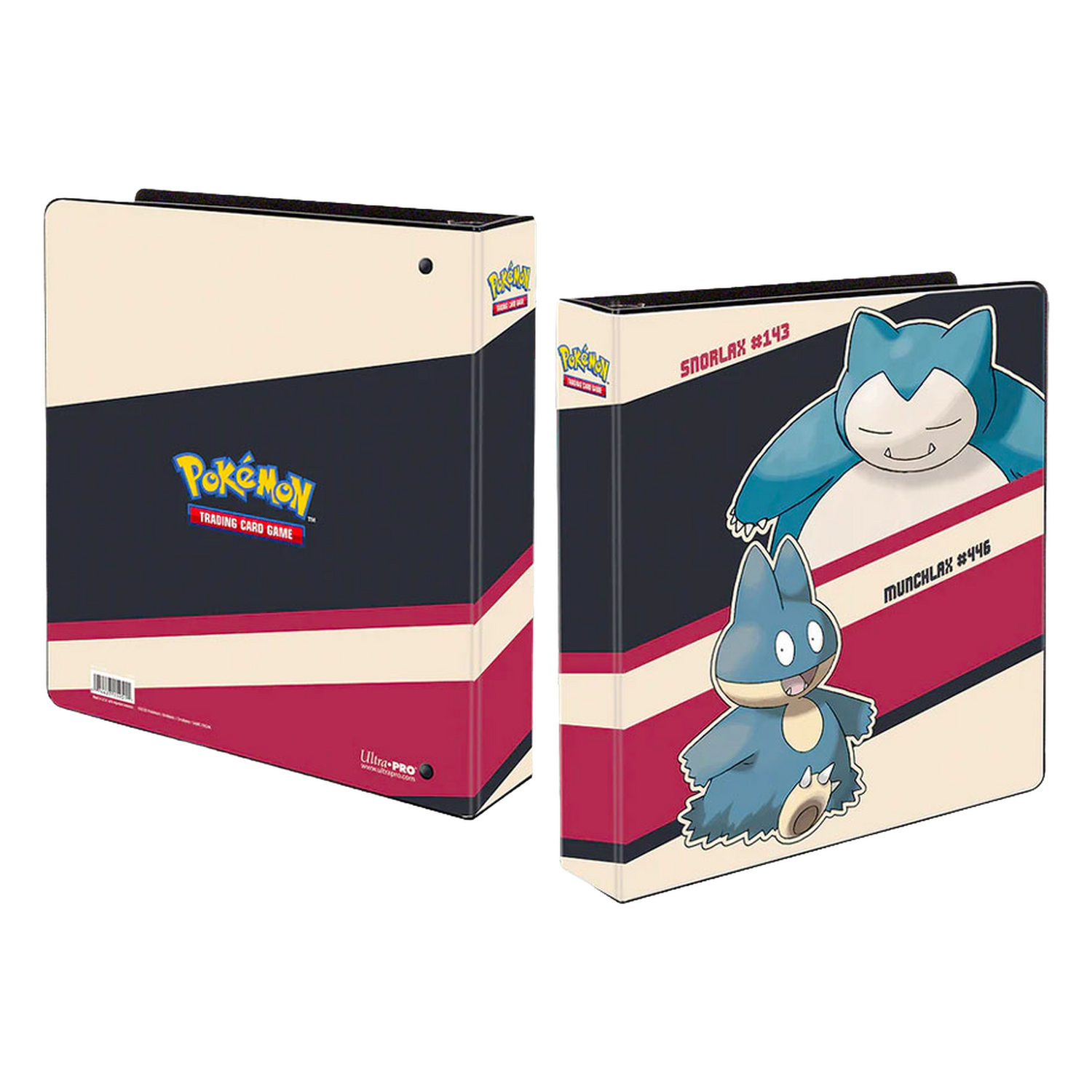 ULTRA PRO Pokemon Album grande a 3 anelli Snorlax e Munchlax