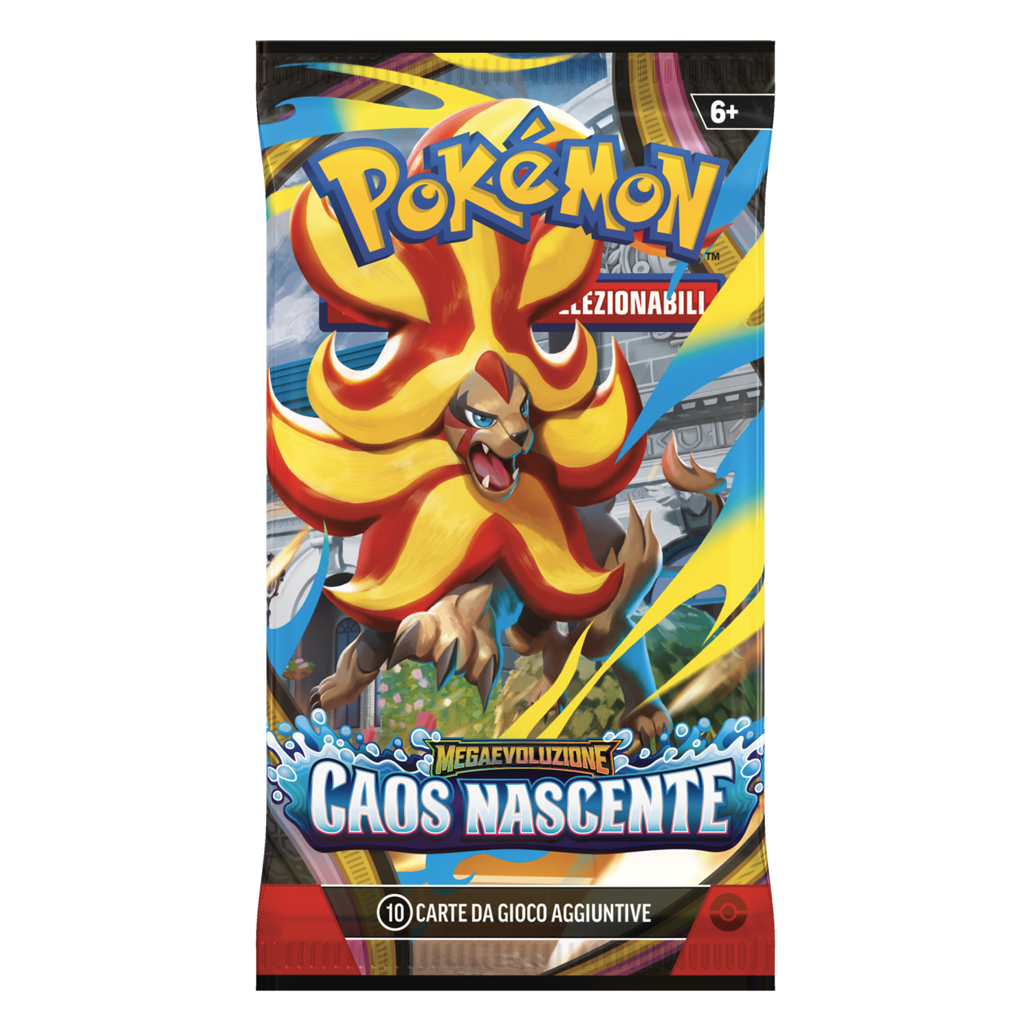 Megaevoluzione Caos Nascente CRI Artwork Mega Pyroar Busta 10 Carte (IT)