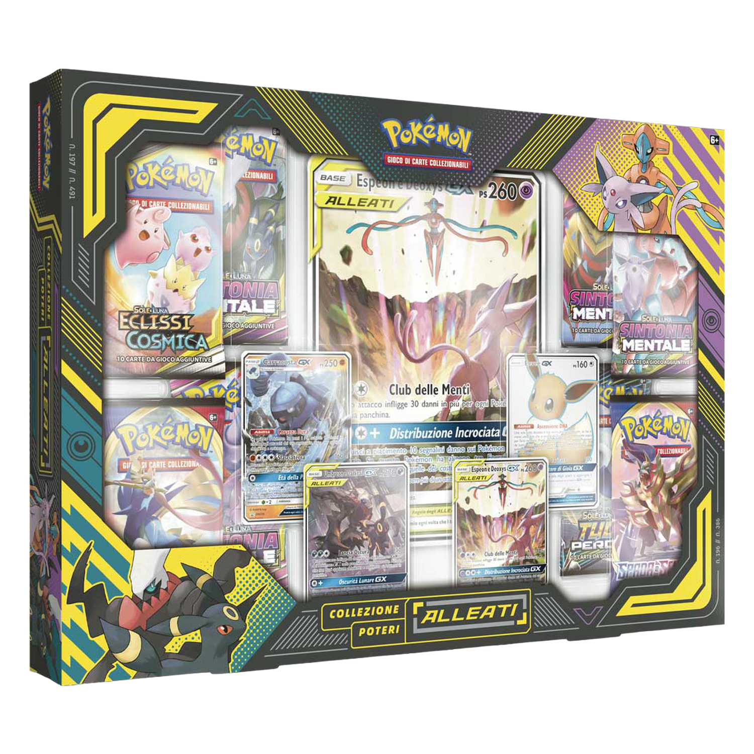 Sole e Luna Collezione Poteri Alleati Espeon e Deoxys GX (IT)