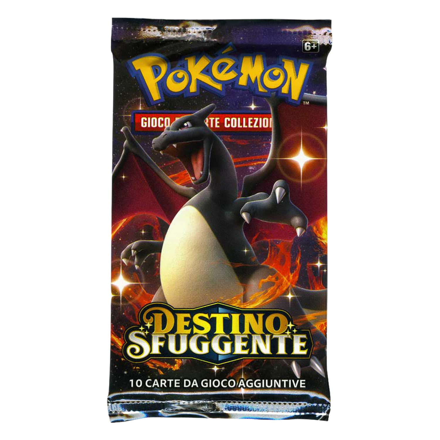 Sole e Luna Destino Sfuggente FLI Artwork Shining Charizard Busta 10 Carte (IT)