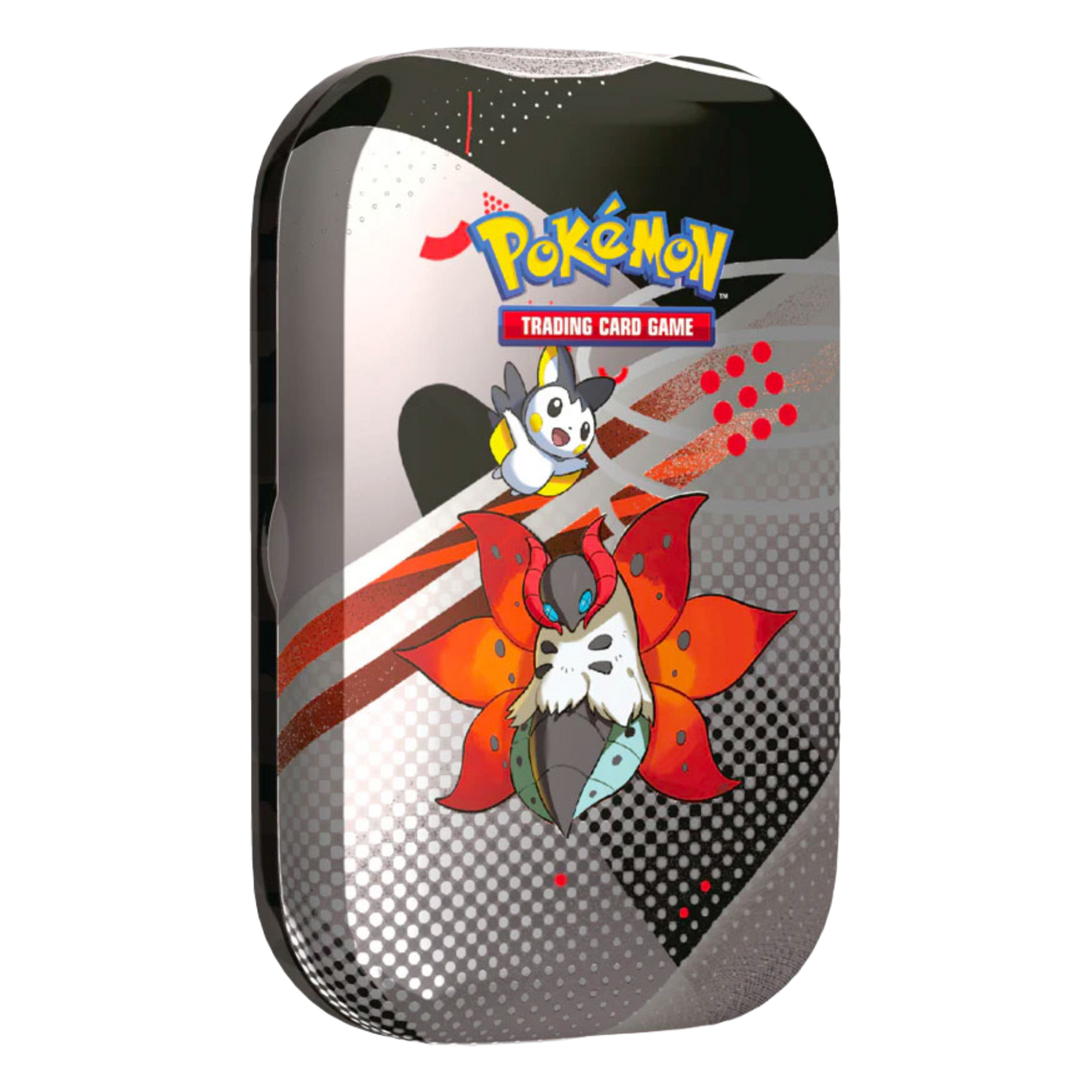 Scarlatto e Violetto Luce Nera e Fuoco Bianco BLK/WHT Mini Tin Unima Volcarona e Emolga (IT)