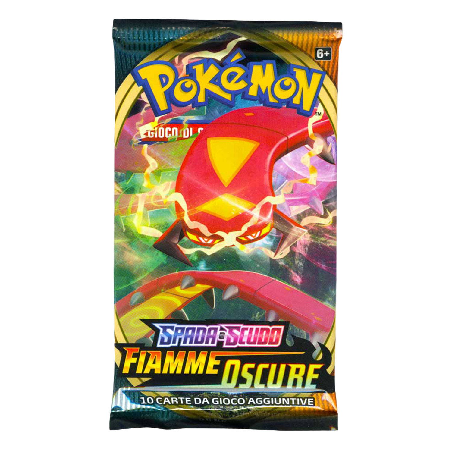 Spada e Scudo Fiamme Oscure DAA Artwork Centiskorch VMAX Busta 10 Carte (IT)