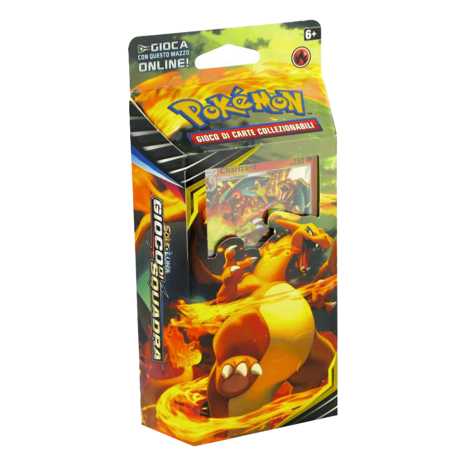 Sole e Luna Gioco di Squadra TEU Mazzo Tematico Fiamma Implacabile (IT)