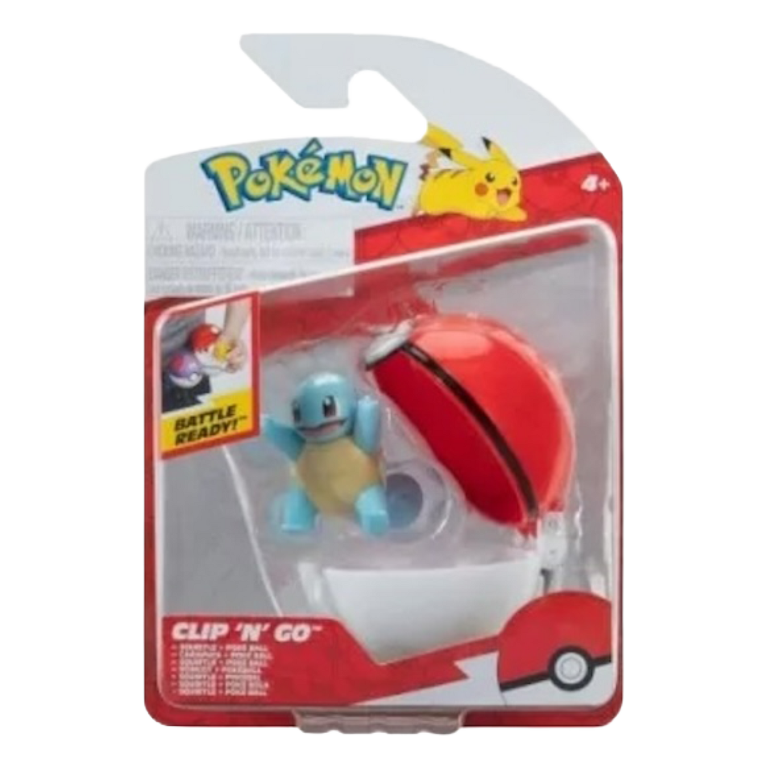 Clip 'N' Go Squirtle + Poke Ball (IT)