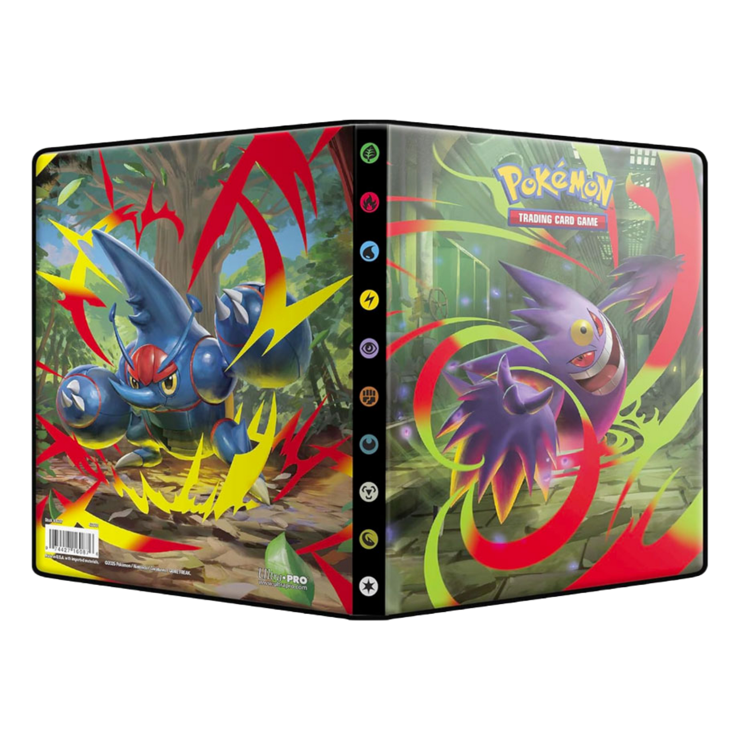 Portfolio 4 Tasche 12 Pagine Megaevoluzione Fiamme Spettrali (EN)