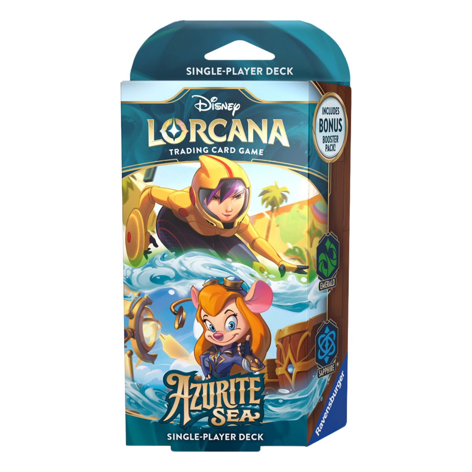Azurite Sea 6AZS Starter Deck Go Go Tomago & Gadget Hackrench (Emerald / Sapphire) (EN)