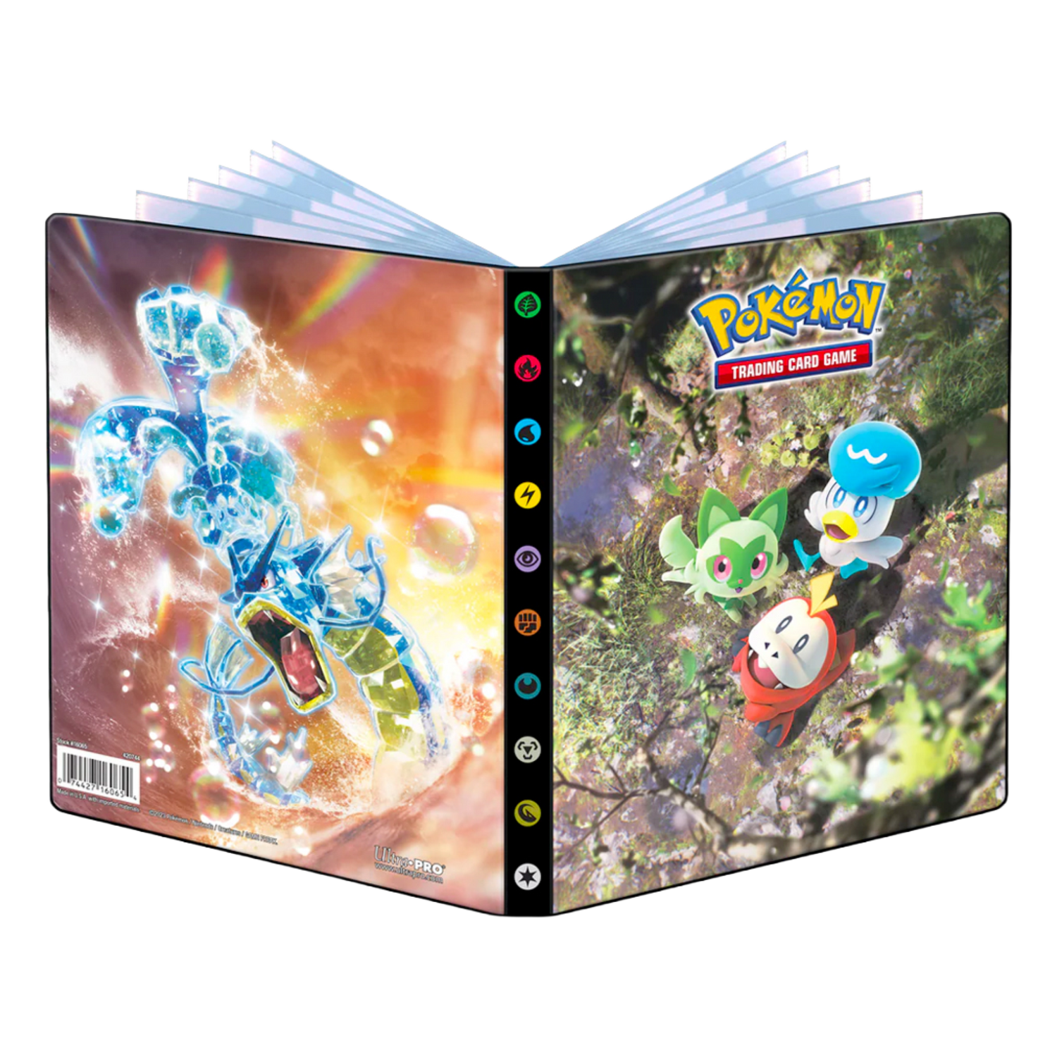 Portfolio 4 Tasche 10 Pagine Scarlatto e Violetto (EN)