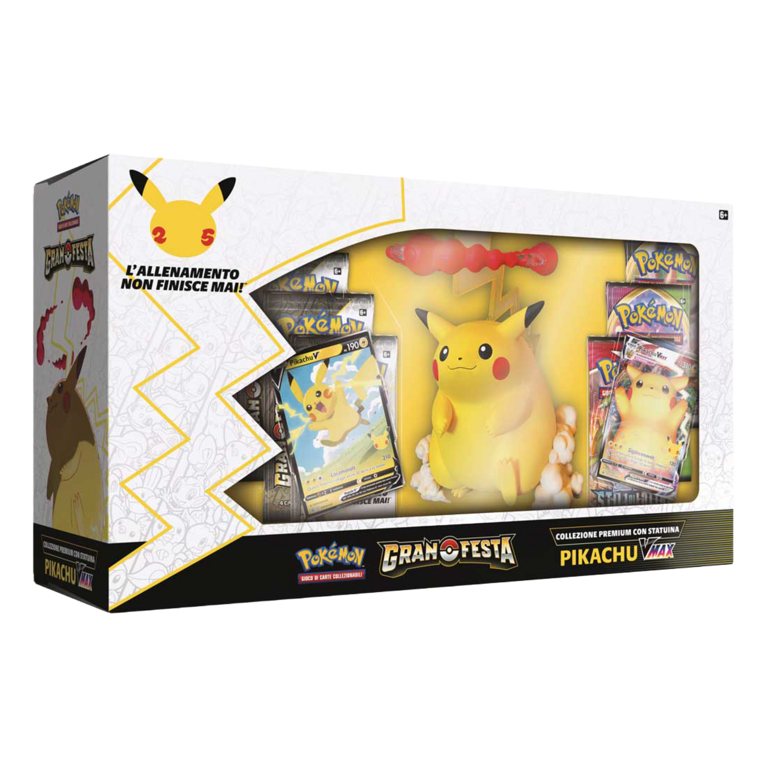 Spada e Scudo Gran Festa CEL Collezione Premium con Statuina Pikachu VMAX (IT)