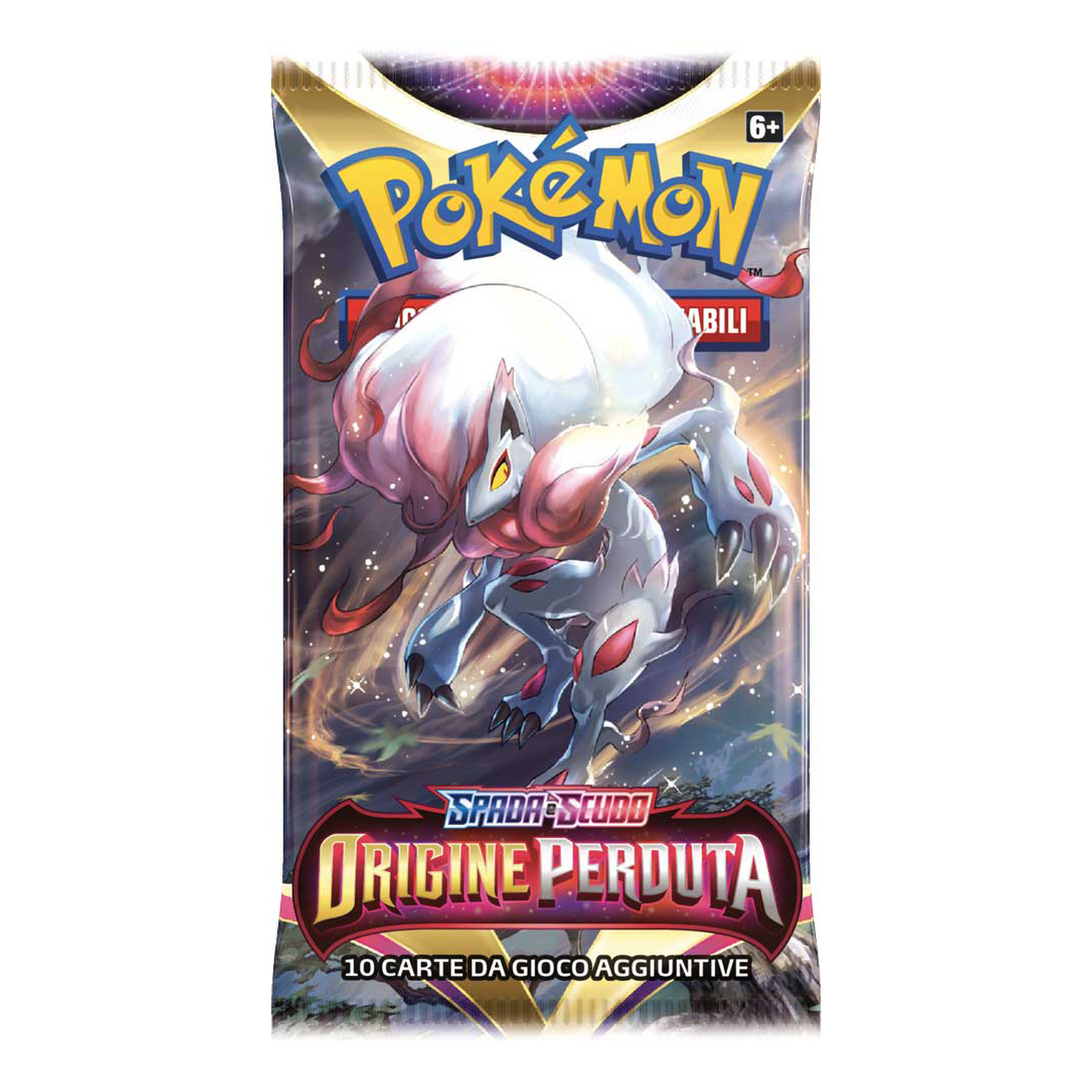 Spada e Scudo Origine Perduta LOR Artwork Zoroark di Hisui Busta 10 Carte (IT)