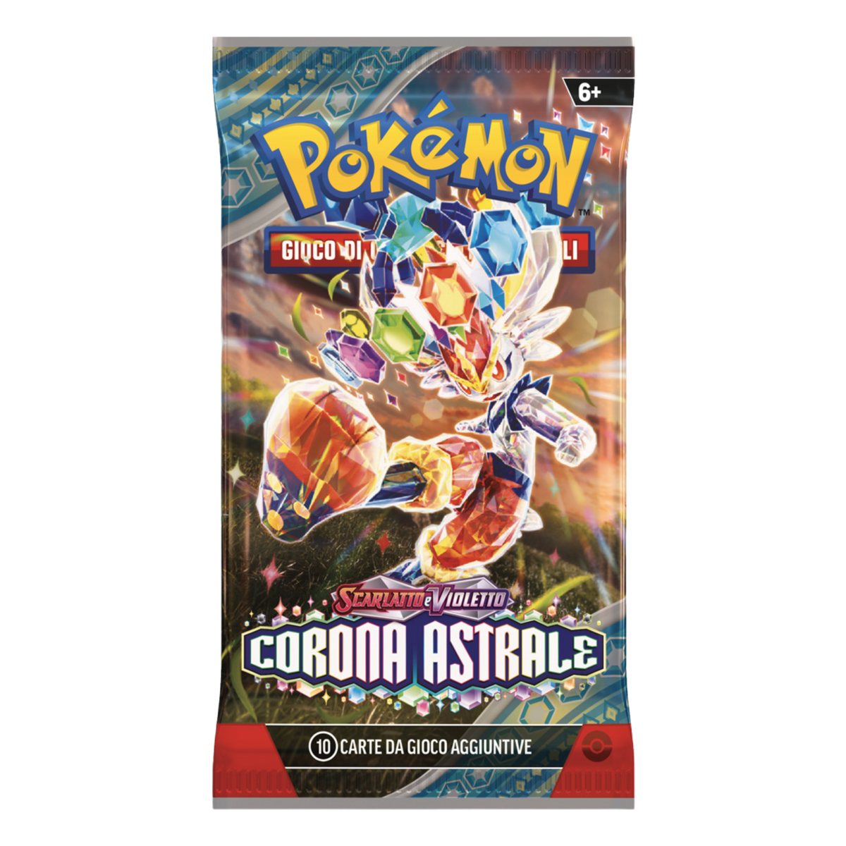 Scarlatto e Violetto Corona Astrale SCR Busta 10 Carte (IT)