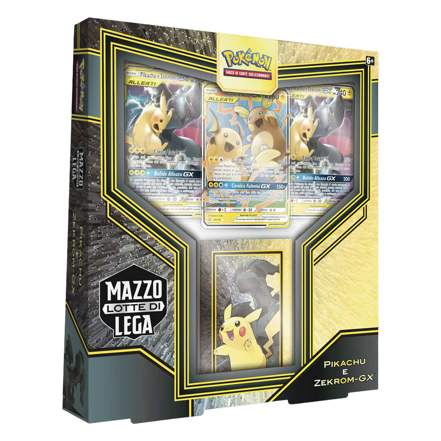 Sole e Luna Mazzo Lotte di Lega Pikachu e Zekrom-GX (IT)