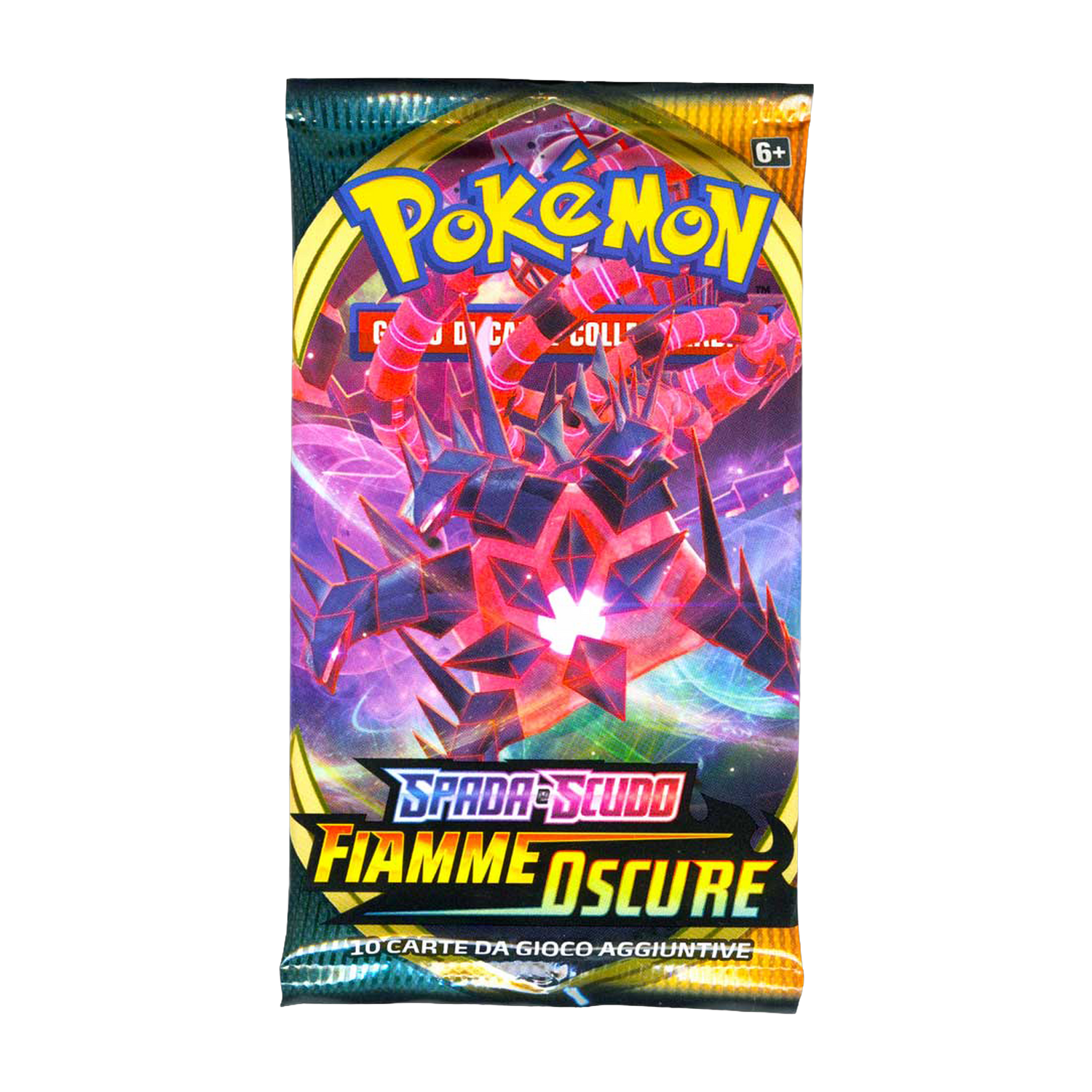 Spada e Scudo Fiamme Oscure DAA Artwork Eternatus Dynamax Infinito Busta 10 Carte (IT)