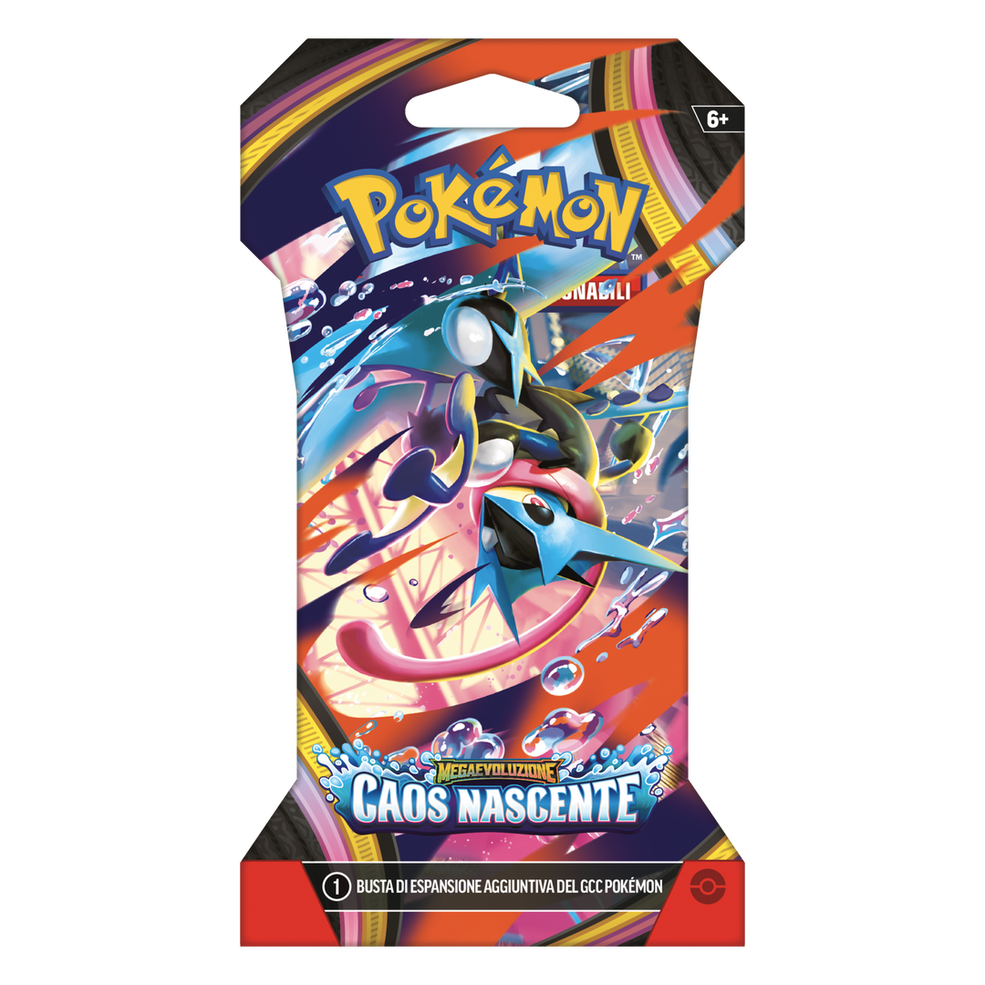 Megaevoluzione Caos Nascente CRI Busta 10 Carte in Paper Sleeve (IT)