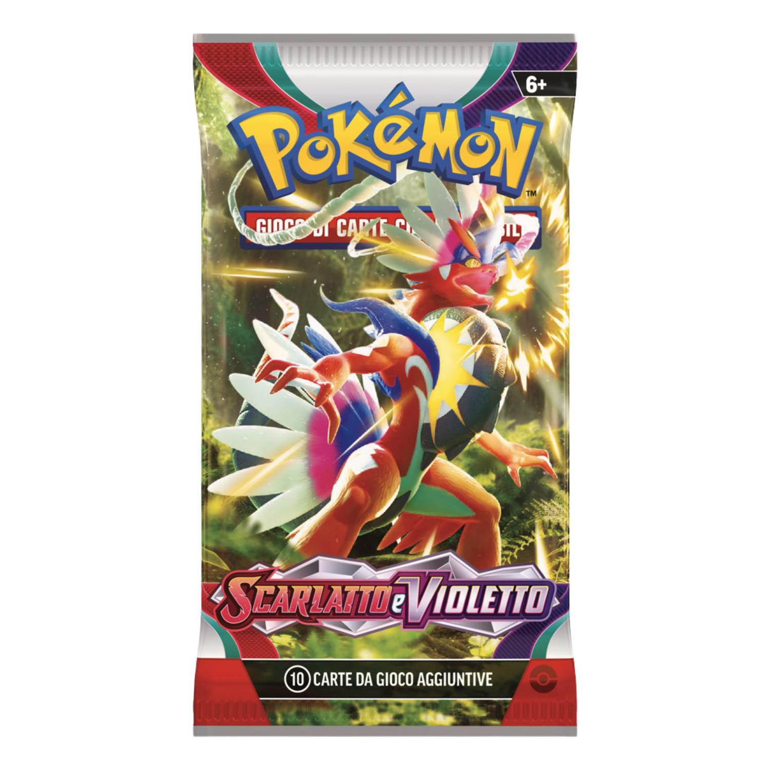 Scarlatto e Violetto SVI Artwork Koraidon Busta 10 Carte (IT)
