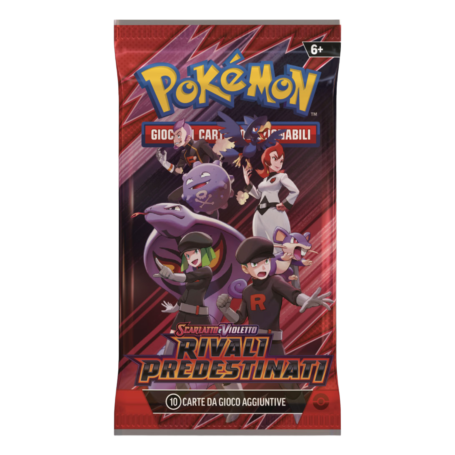 Scarlatto e Violetto Rivali Predestinati DRI Artwork Team Rocket Busta 10 Carte (IT)