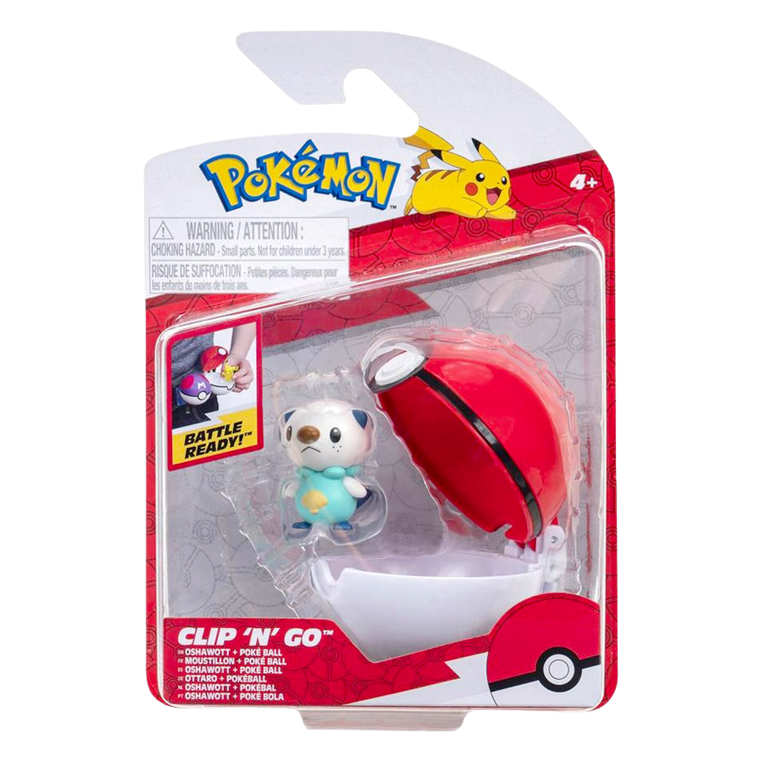 Clip 'N' Go Oshawott + Poke Ball (IT)