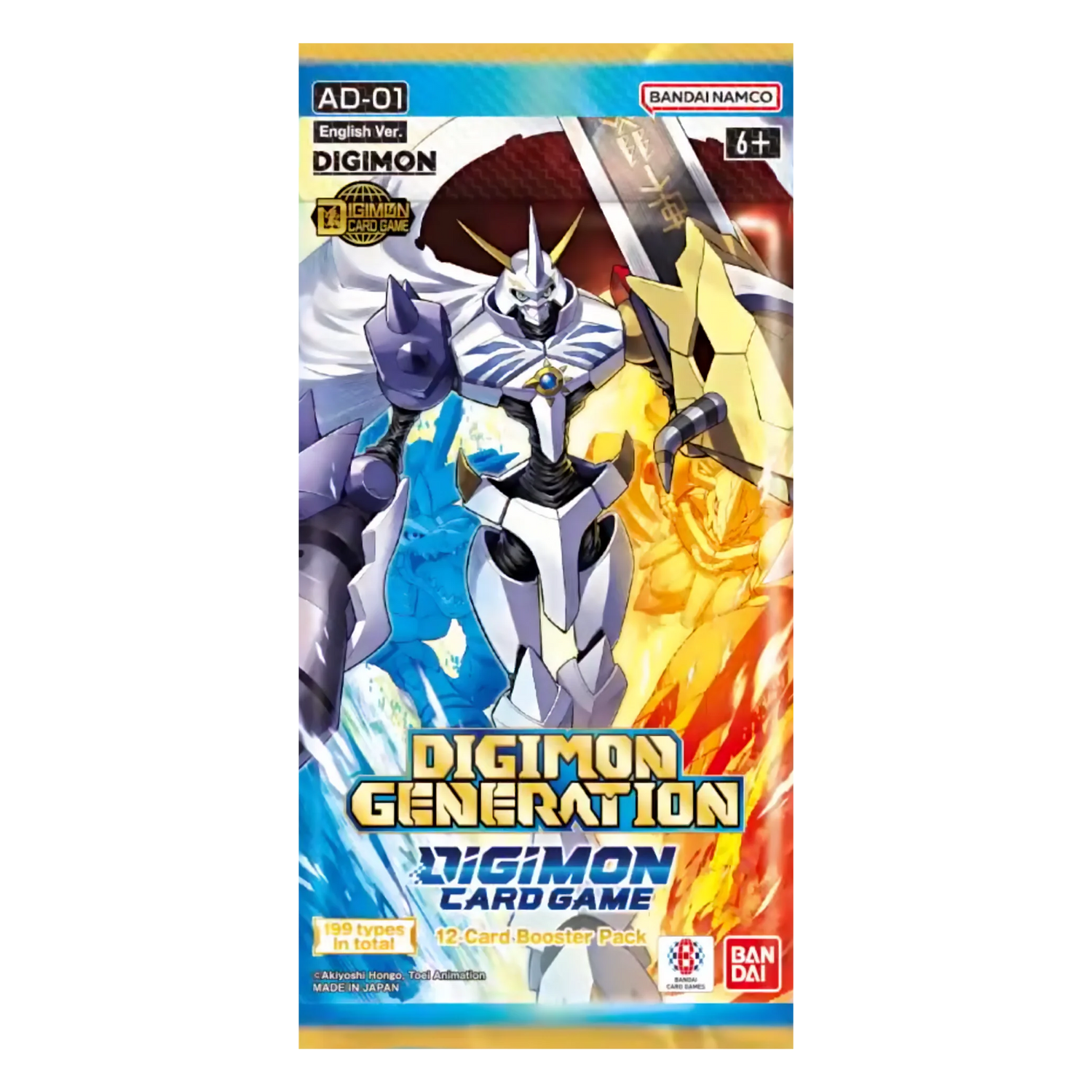 Digimon Generation AD-01 Busta 12 Carte (EN)