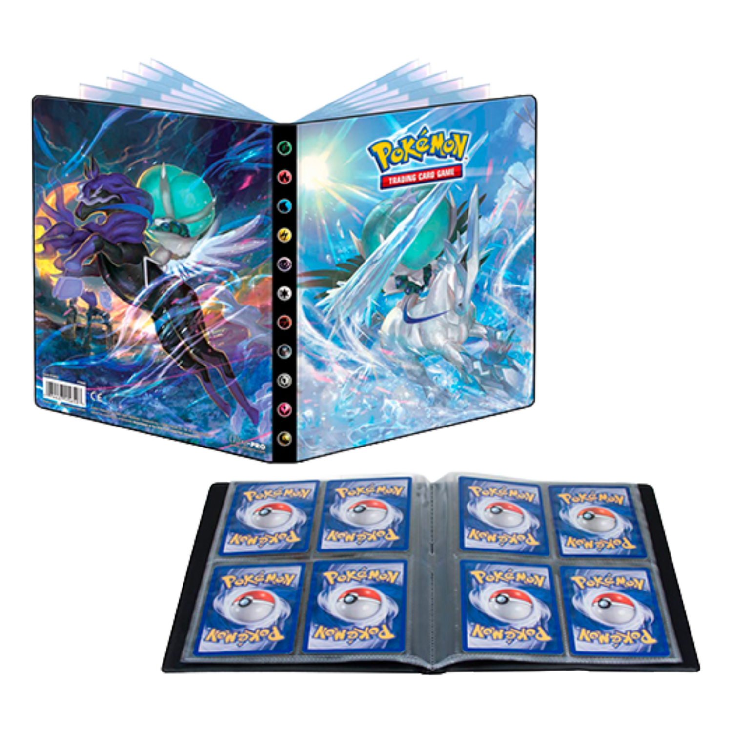 Portfolio 4 Tasche 10 Pagine Spada e Scudo Regno Glaciale (EN)