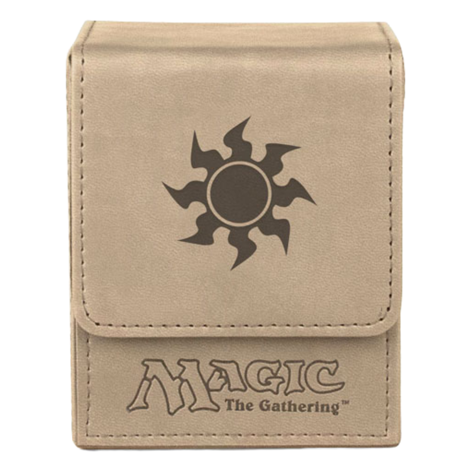 Porta Mazzo Verticale Mana Flip Box Mat White (EN)