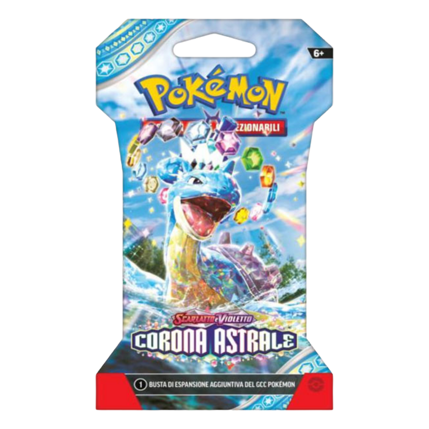 Scarlatto e Violetto Corona Astrale SCR Busta 10 Carte in Paper Sleeve (IT)