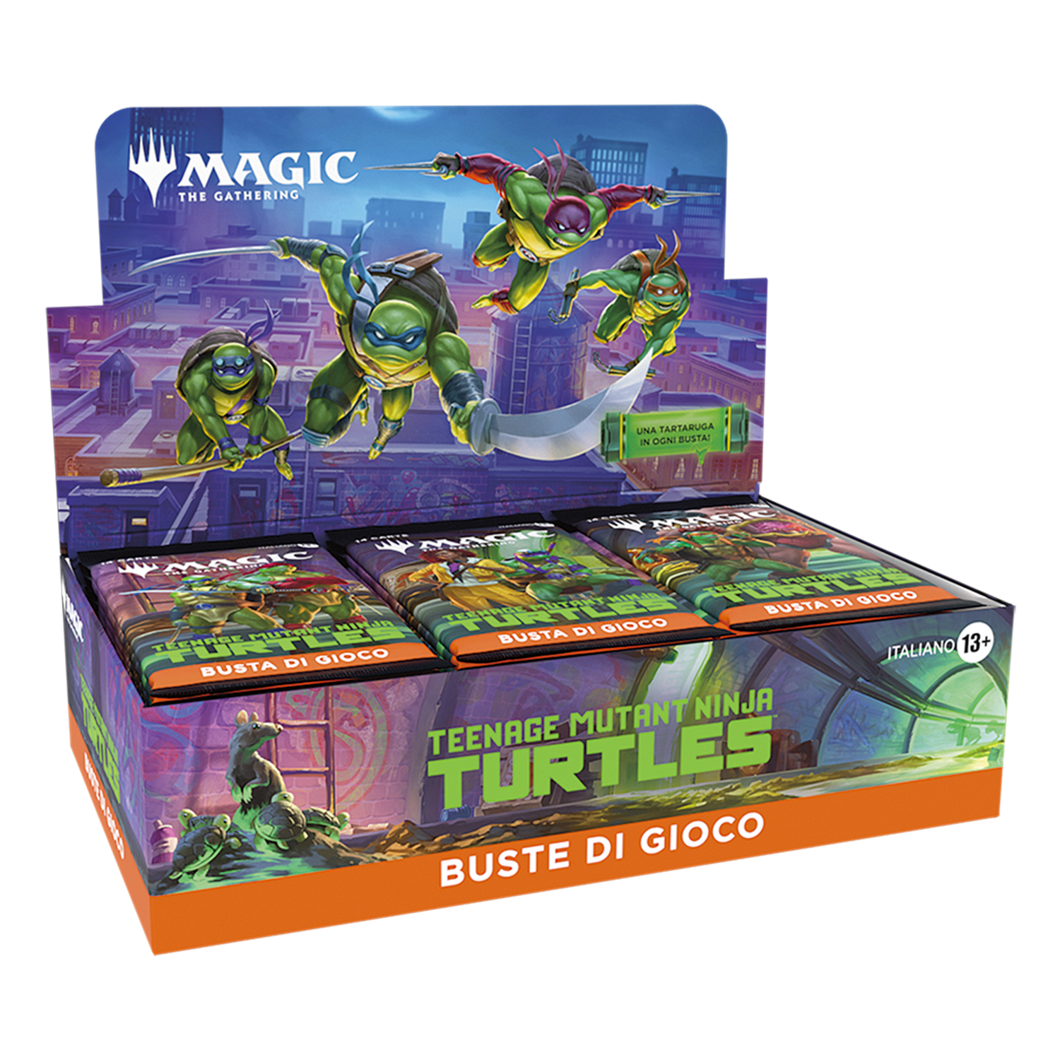 Teenage Mutant Ninja Turtles Buste di Gioco Display 30 Buste (IT)