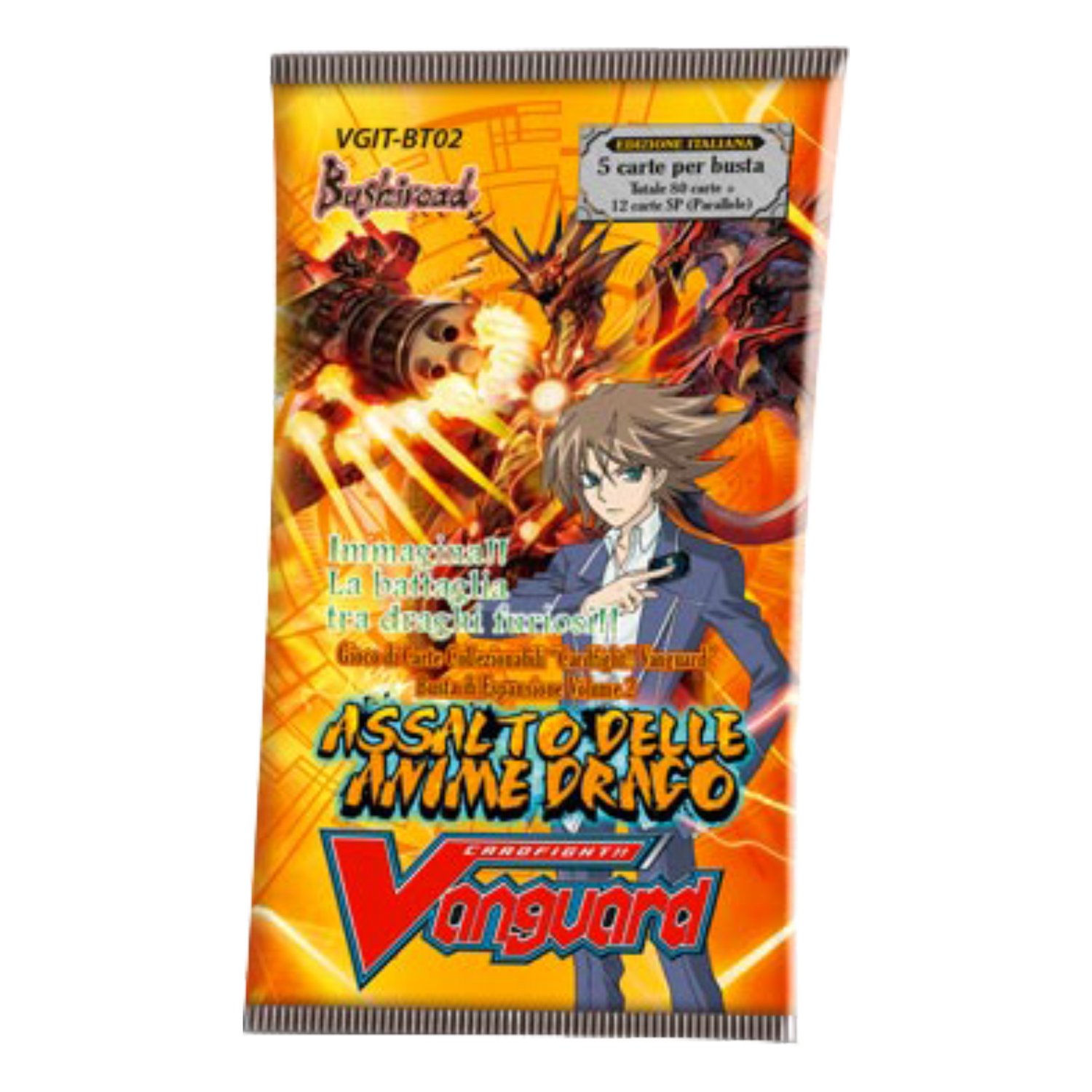 Assalto delle Anime Drago BT02 Busta 5 Carte (IT)