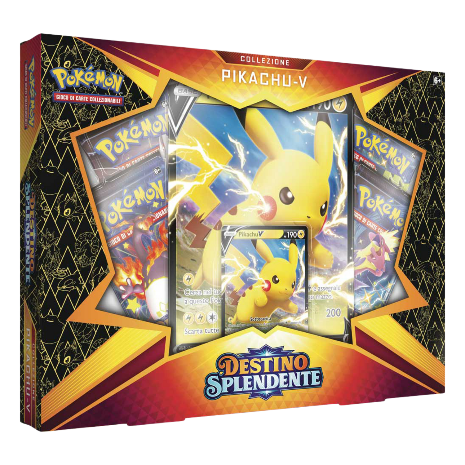 Spada e Scudo Destino Splendente SHF Collezione Pikachu-V (IT)