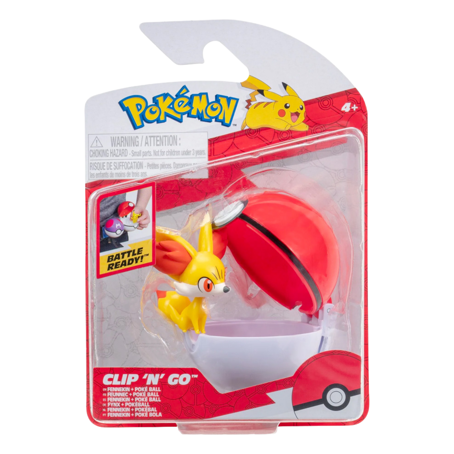 Clip 'N' Go Fennekin + Poke Ball (IT)