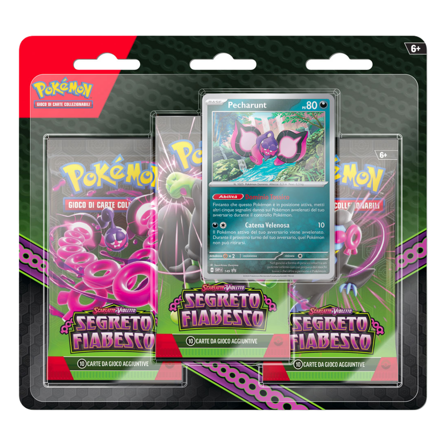 Scarlatto e Violetto Segreto Fiabesco SFA Pecharunt Blister 3 Buste (IT)