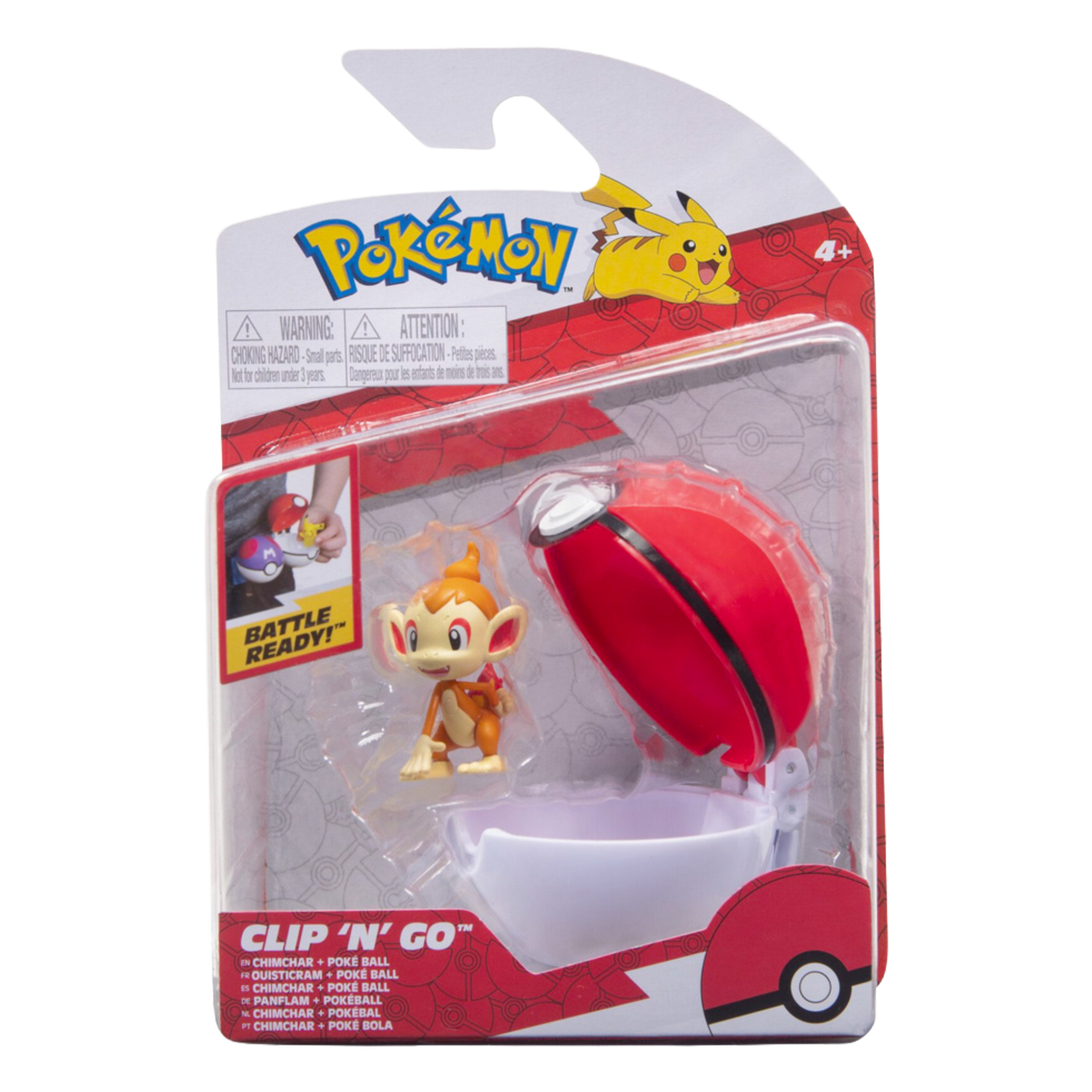 Clip 'N' Go Chimchar + Poke Ball (IT)