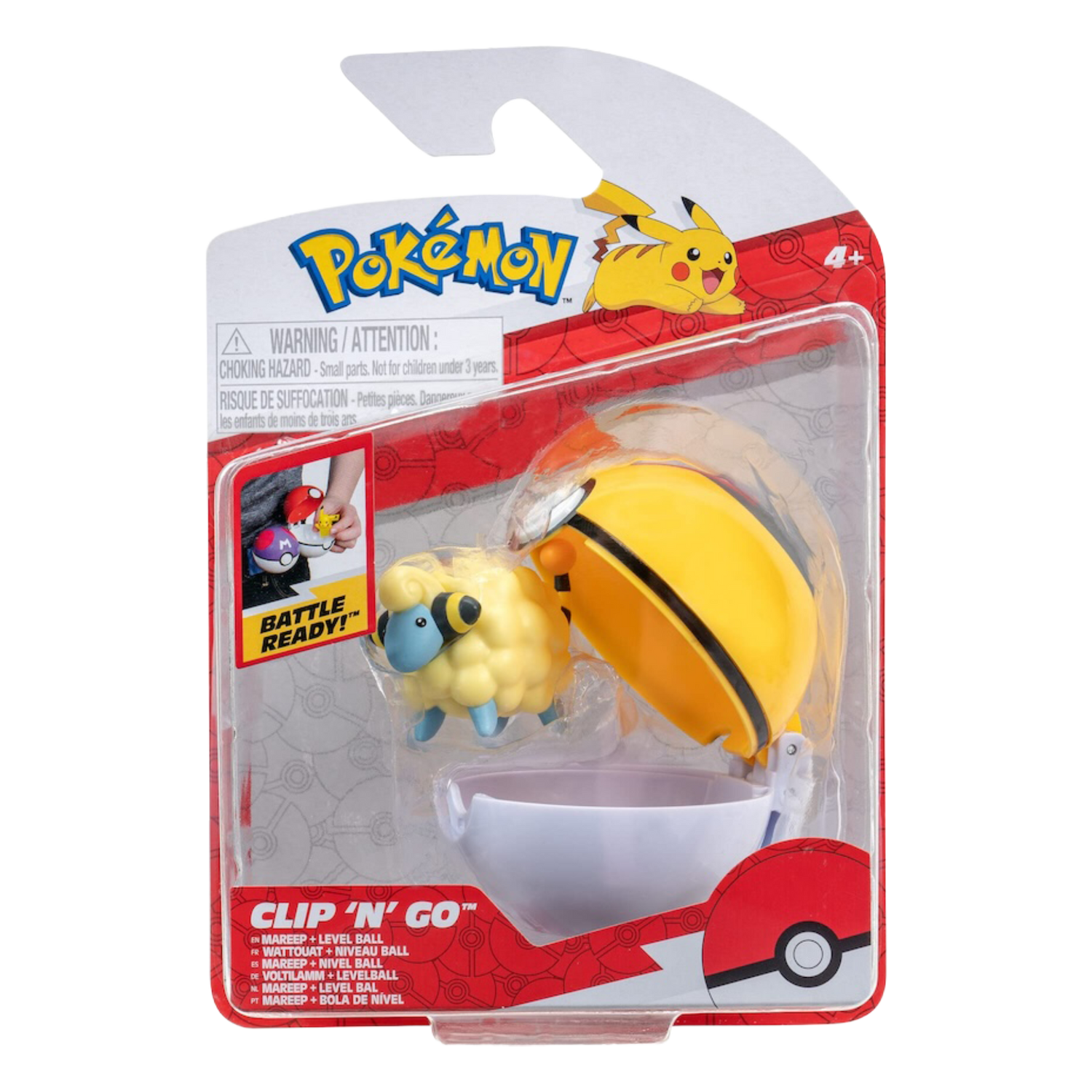 Clip 'N' Go Mareep + Level Ball (IT)