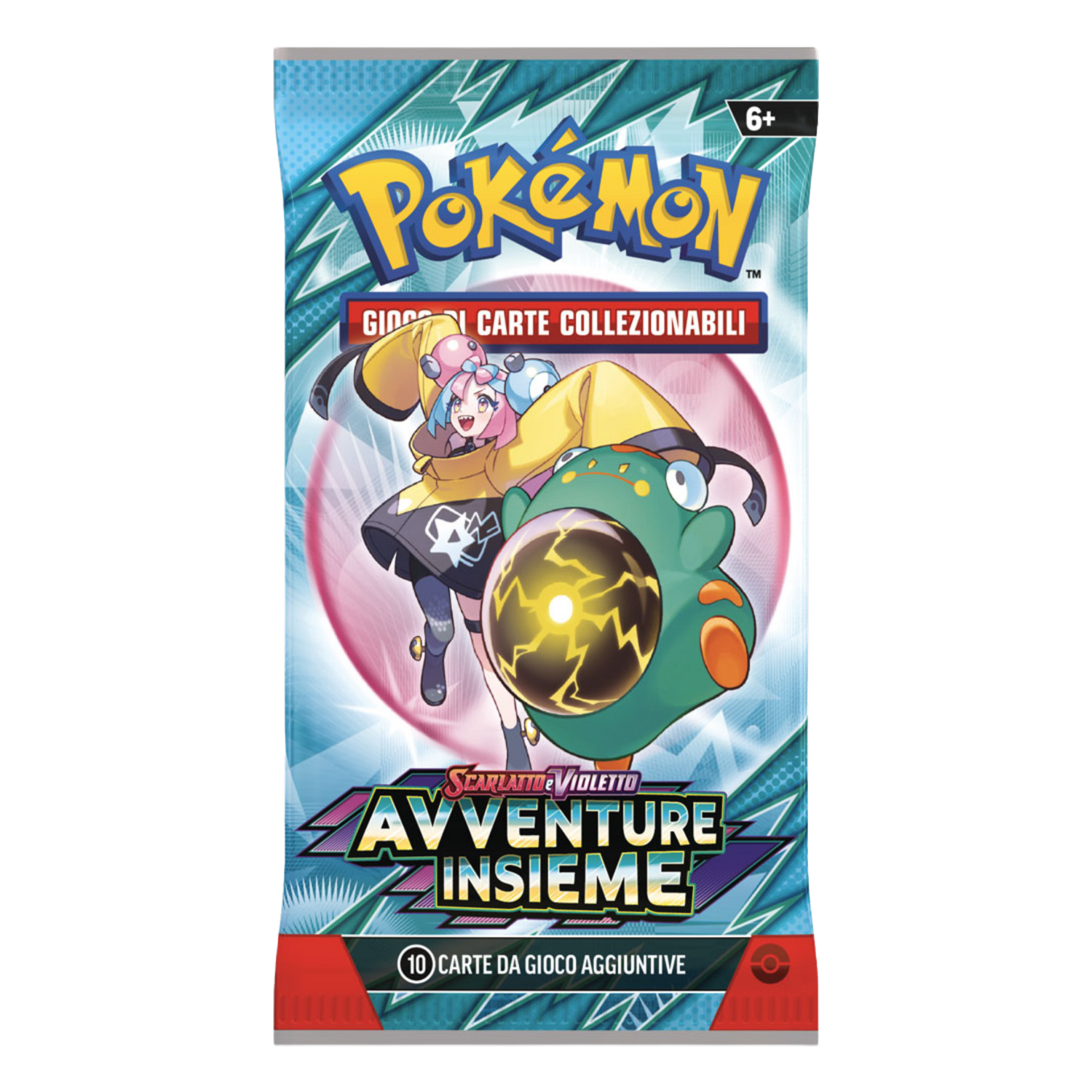 Scarlatto e Violetto Avventure Insieme JTG Artwork Bellibolt e Kissara Busta 10 Carte (IT)