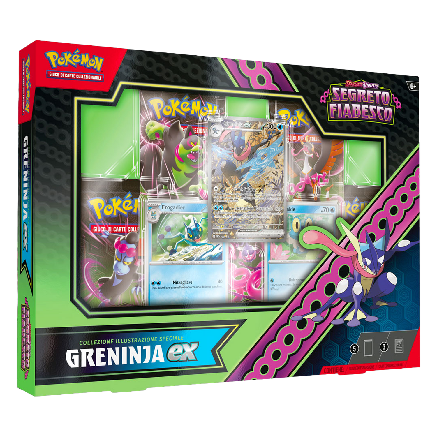 Scarlatto e Violetto Segreto Fiabesco SFA Collezione Illustrazione Speciale Greninja ex (IT)