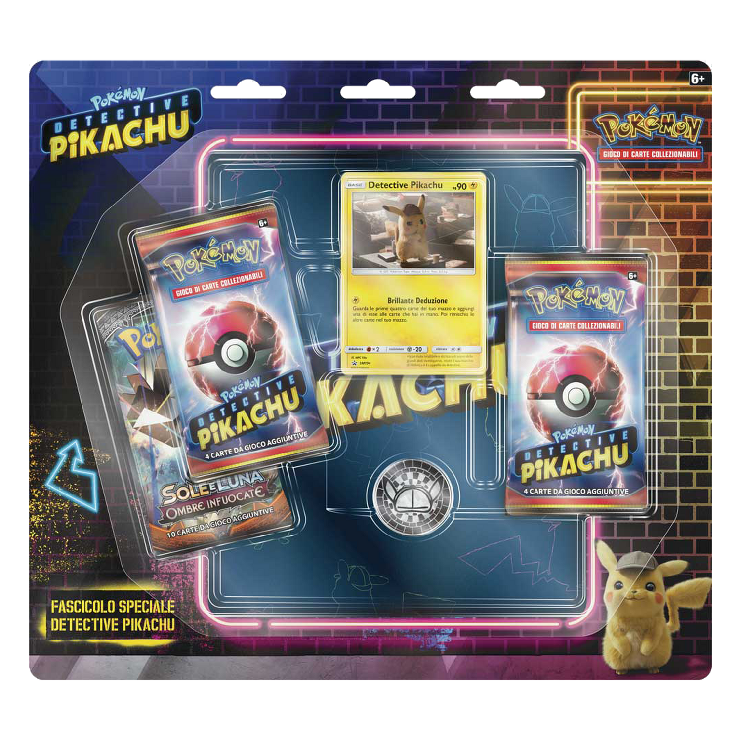 Sole e Luna Detective Pikachu DET Blister 3 Buste Fascicolo Speciale (IT)