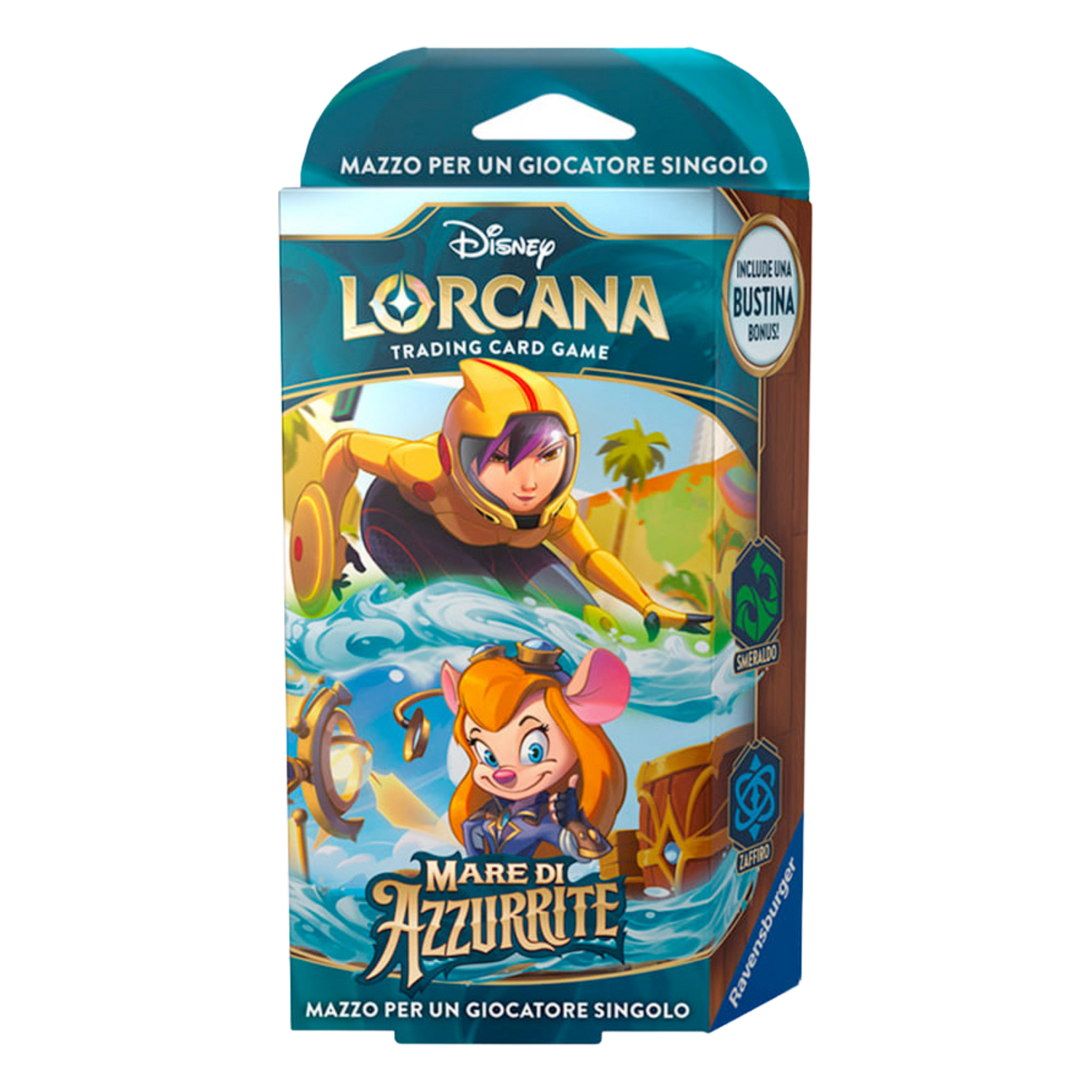 Mare di Azzurrite 6AZS Starter Deck Go Go Tomago & Scheggia (Smeraldo / Zaffiro) (IT)